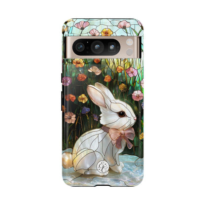Easter Rabbit Stained Glass Tough Phone Case