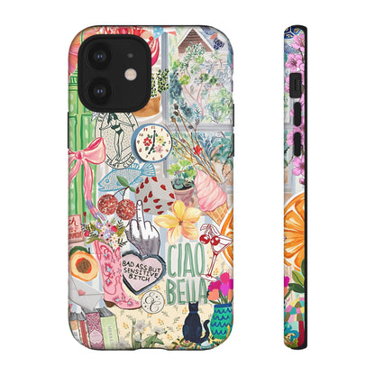 Coquette Art Collage Tough Phone Case