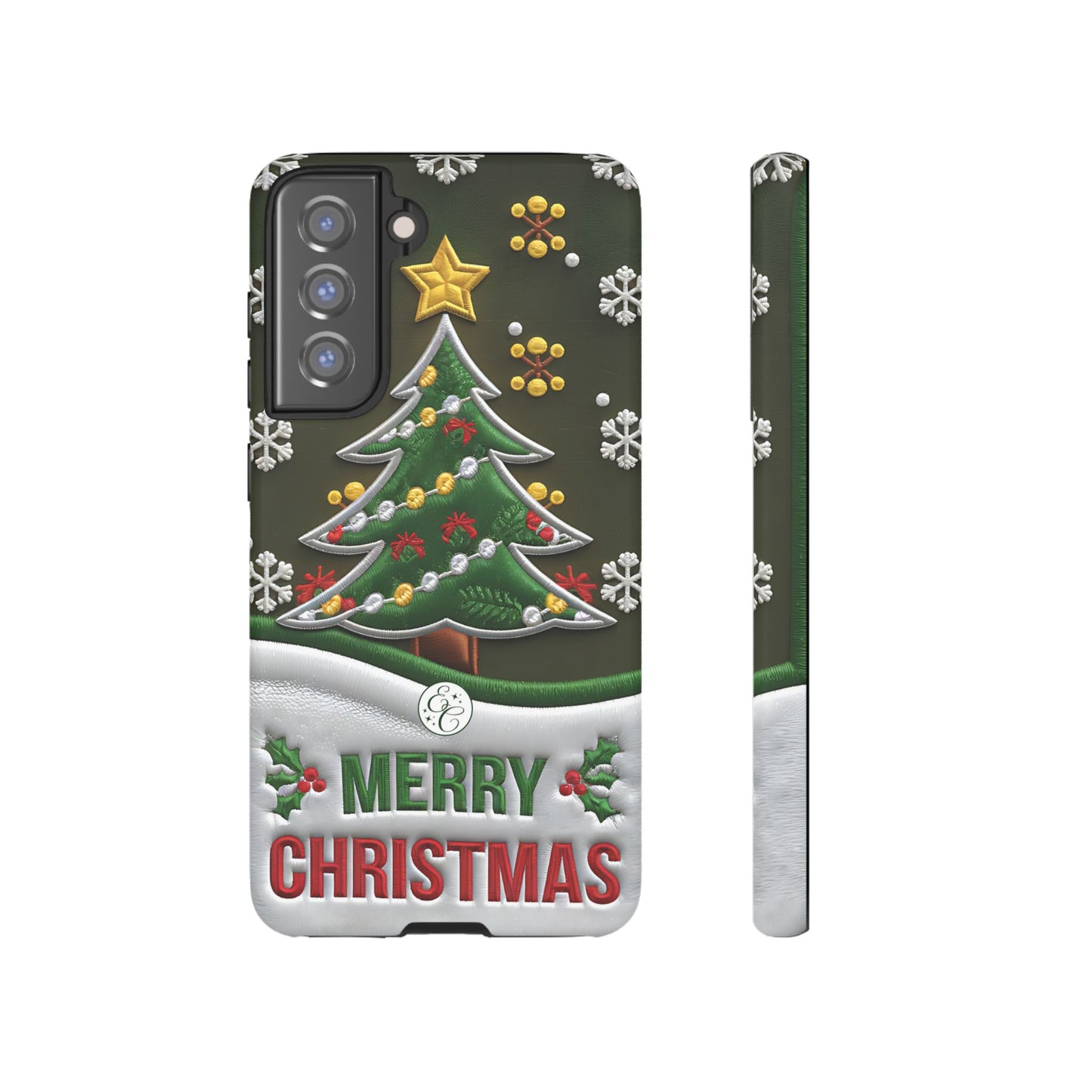 Merry Christmas Tree Tough Phone Case