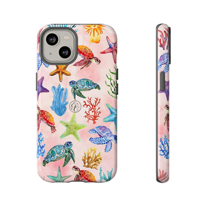 Colorful Marine Life Tough Phone Case