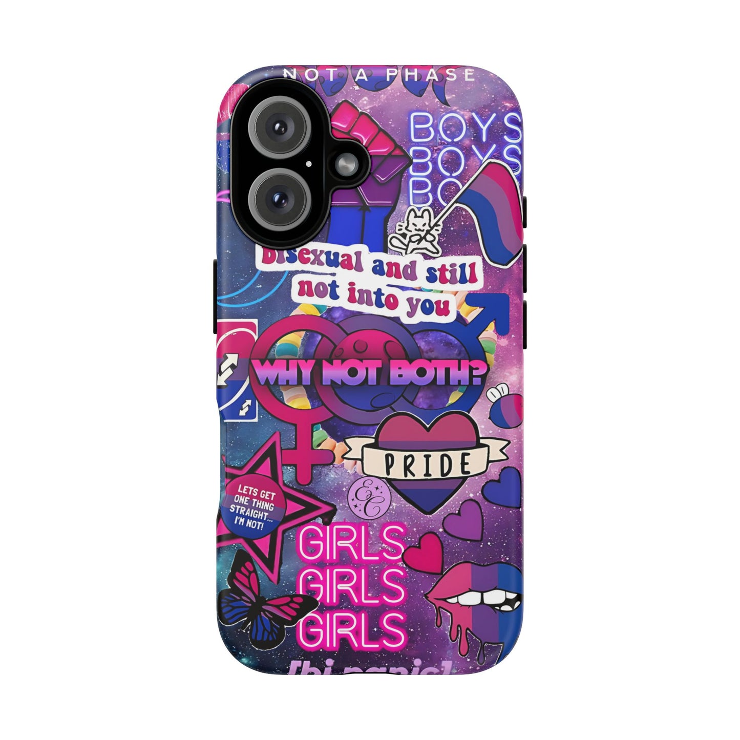 Bisexual Pop Art Tough Phone Case