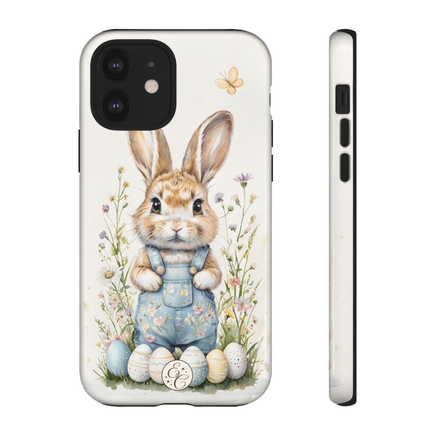 Bunny with Easter Eggs Tough Phone Case