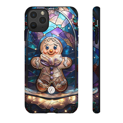 Gingerbread Man Stained Glass Tough Phone Case