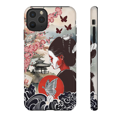 Japanese Geisha Tough Phone Case