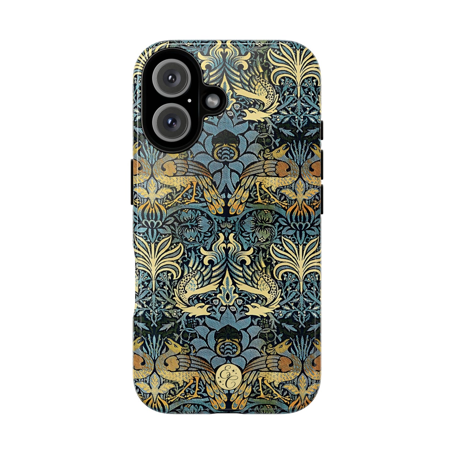 William Morris Peacock and Dragon Tough Phone Case