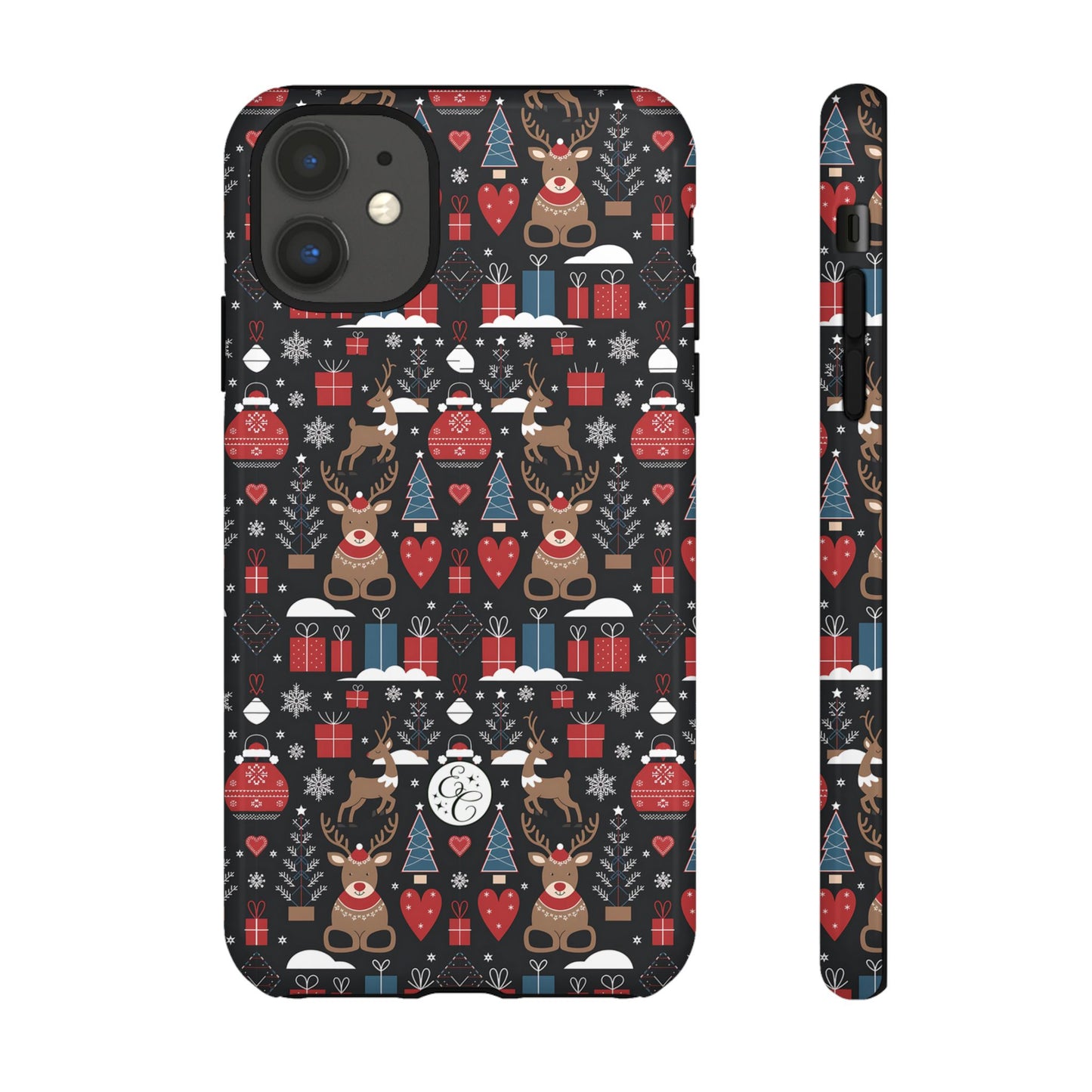 Christmas Holiday Pattern Tough Phone Case