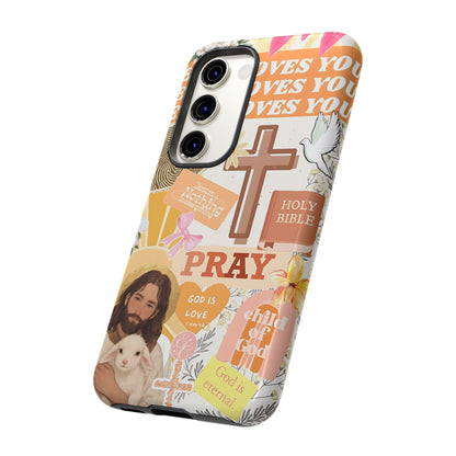 Christian Collage Tough Phone Case