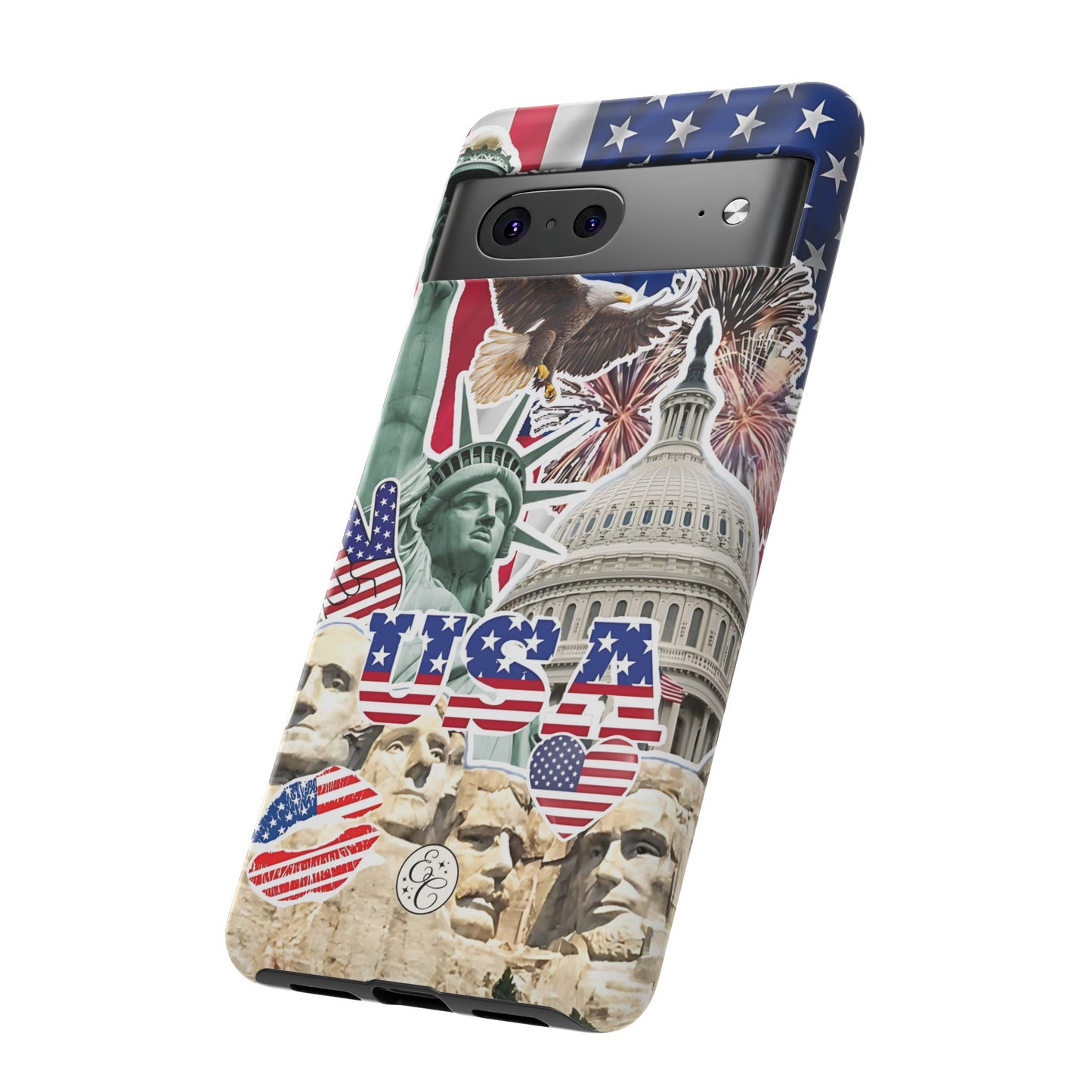 Patriotic USA Collage Tough Phone Case