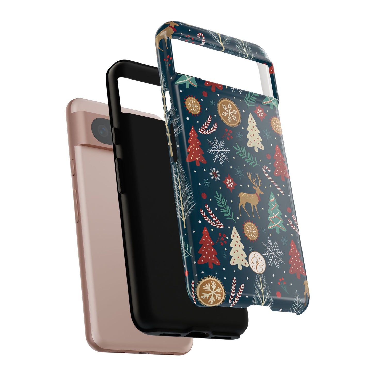 Christmas Holiday Pattern Tough Phone Case