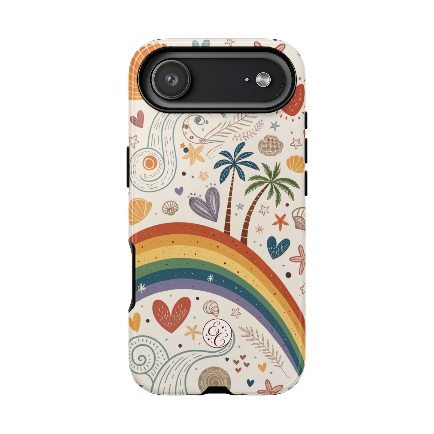 Rainbow Pride Boho Beach Tough Phone Case