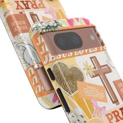 Christian Collage Tough Phone Case