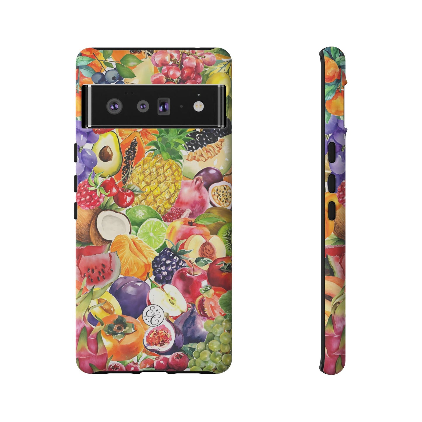 Colorful Fruits Collage Tough Phone Case