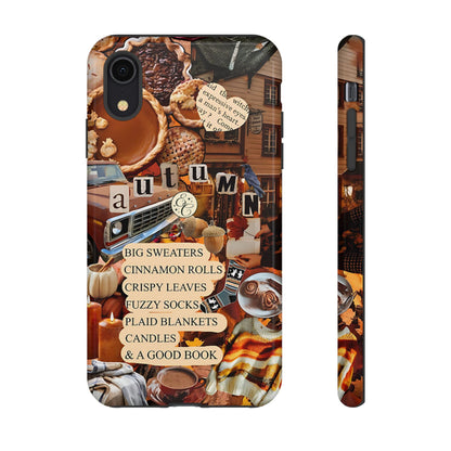 Autumn Aesthetic Collage Tough Phone Case