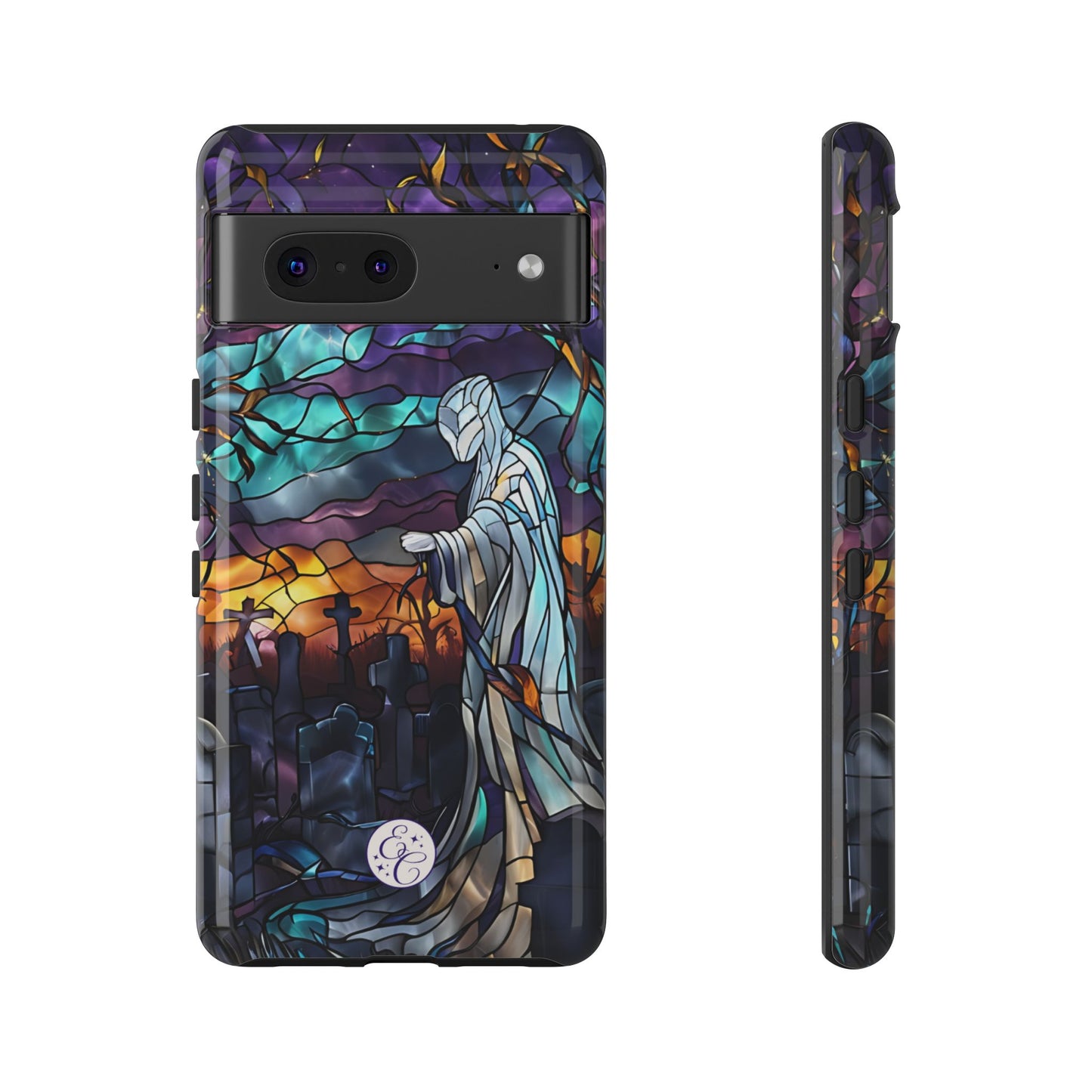 Stained Glass Ghost Tough Phone Case