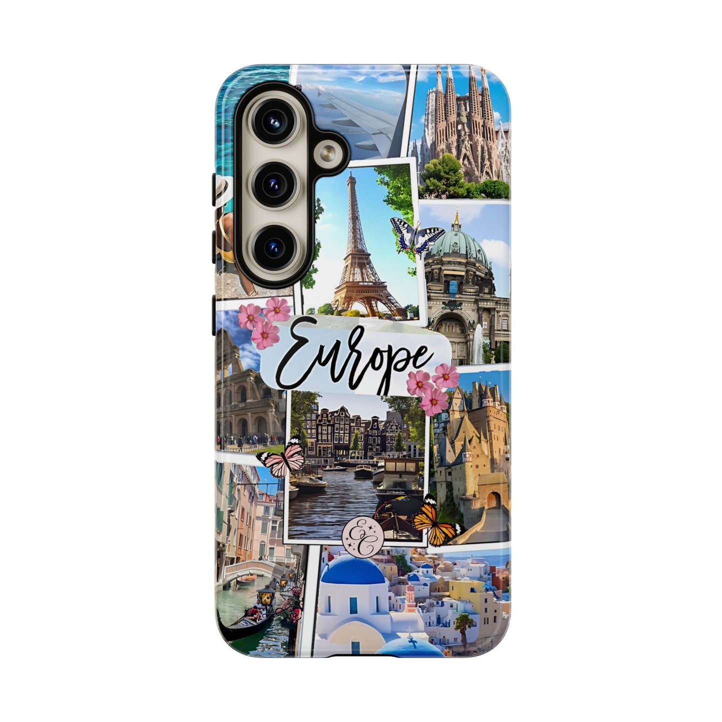 Europe Travel Collage Tough Phone Case