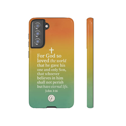 John 3:16 Tough Phone Case