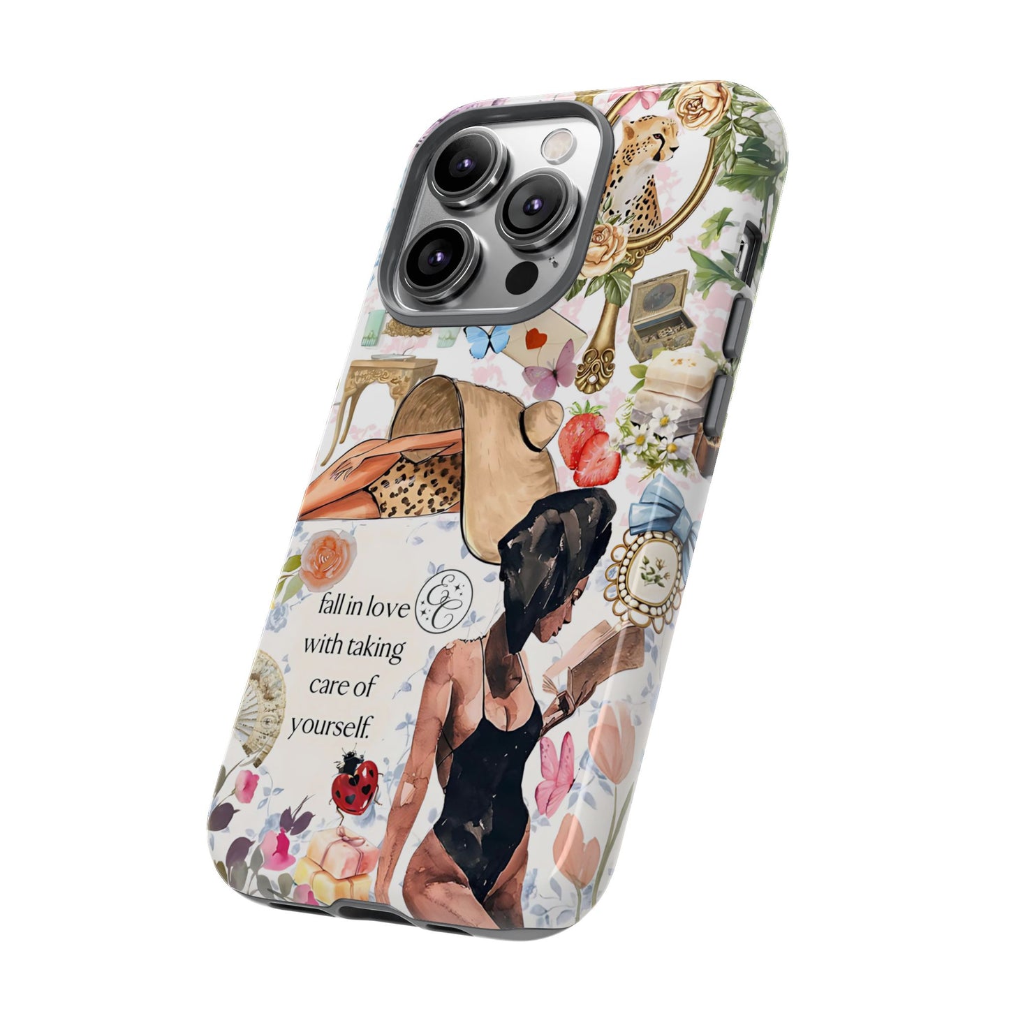 Aesthetic Coquette Collage Tough Phone Case