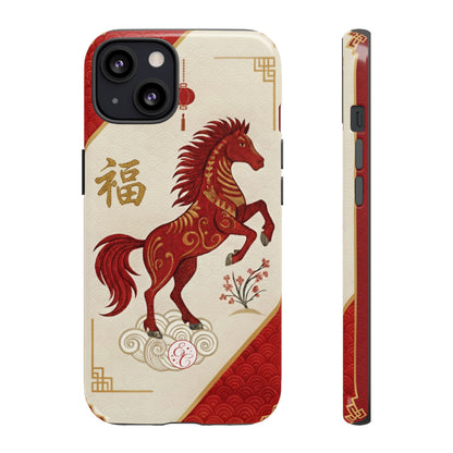 Chinese Zodiac Horse Tough Phone Case