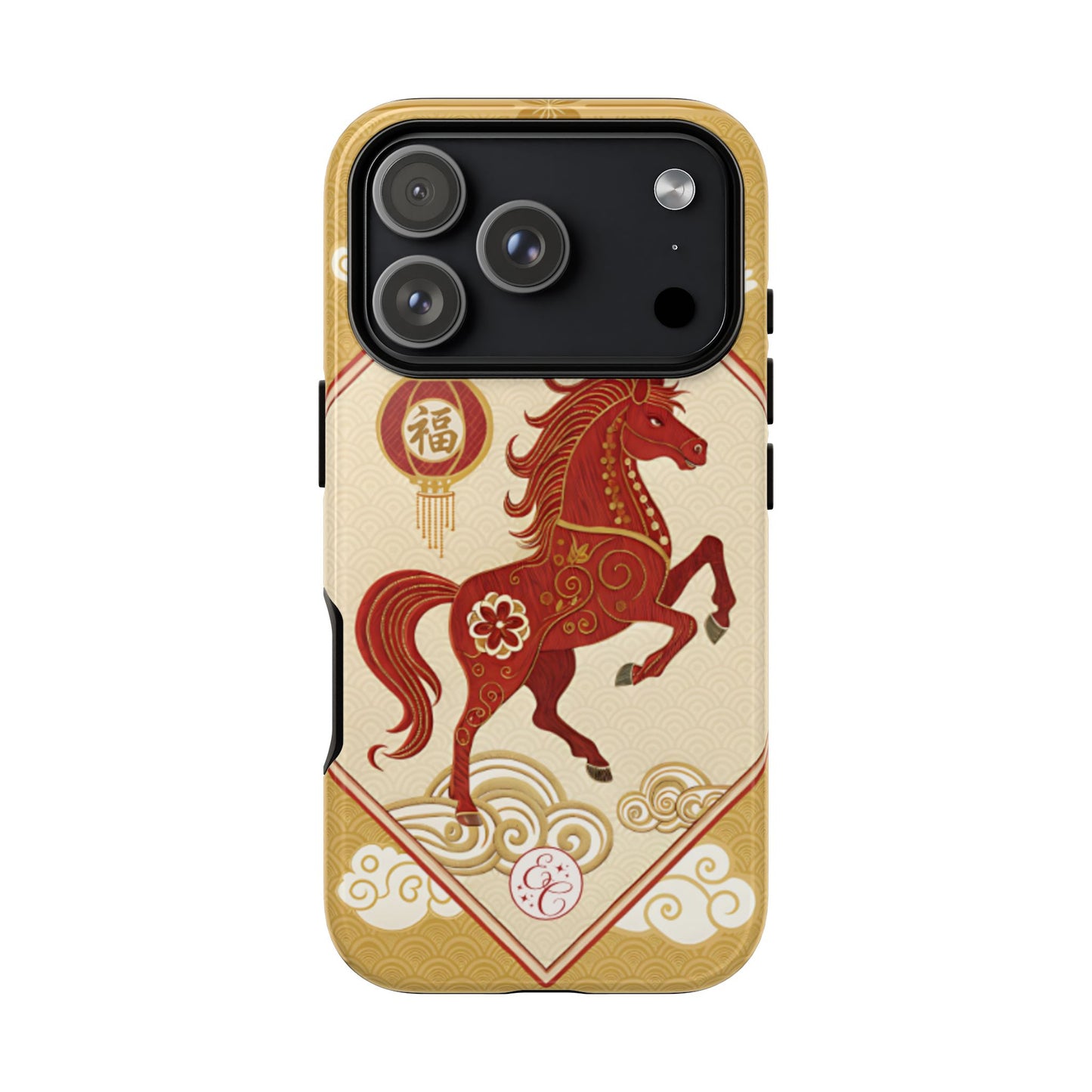 Chinese New Year Lucky Horse Tough Phone Case
