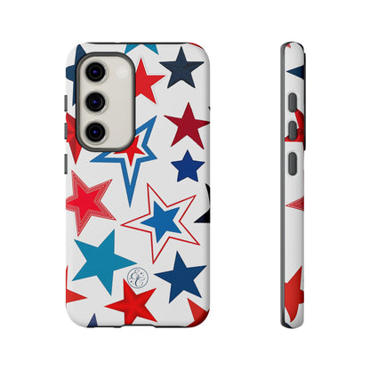 Patriotic Star Pattern Tough Phone Case