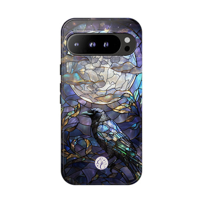 Stained Glass Raven Tough Phone Case