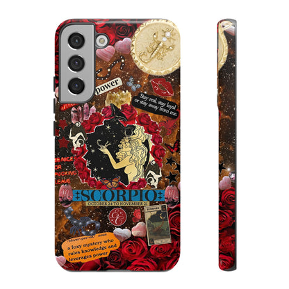 Scorpio Zodiac Star Sign Tough Phone Case