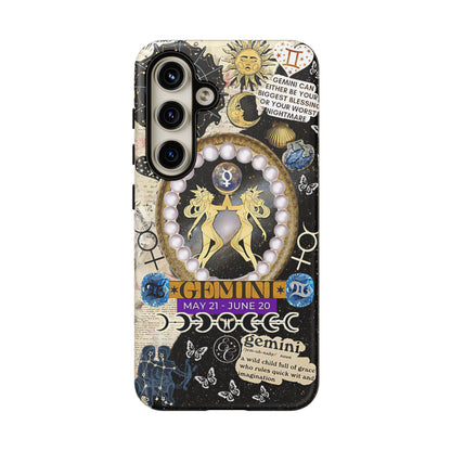 Gemini Zodiac Sign Tough Phone Case