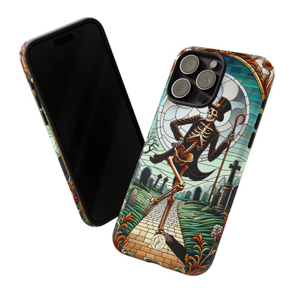 Dancing Skeleton Tough Phone Case