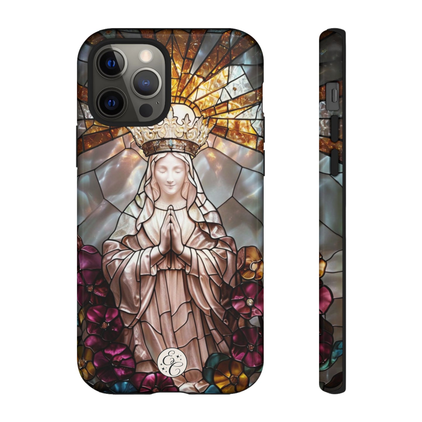 Virgin Mary Stained Glass Tough Phone Case