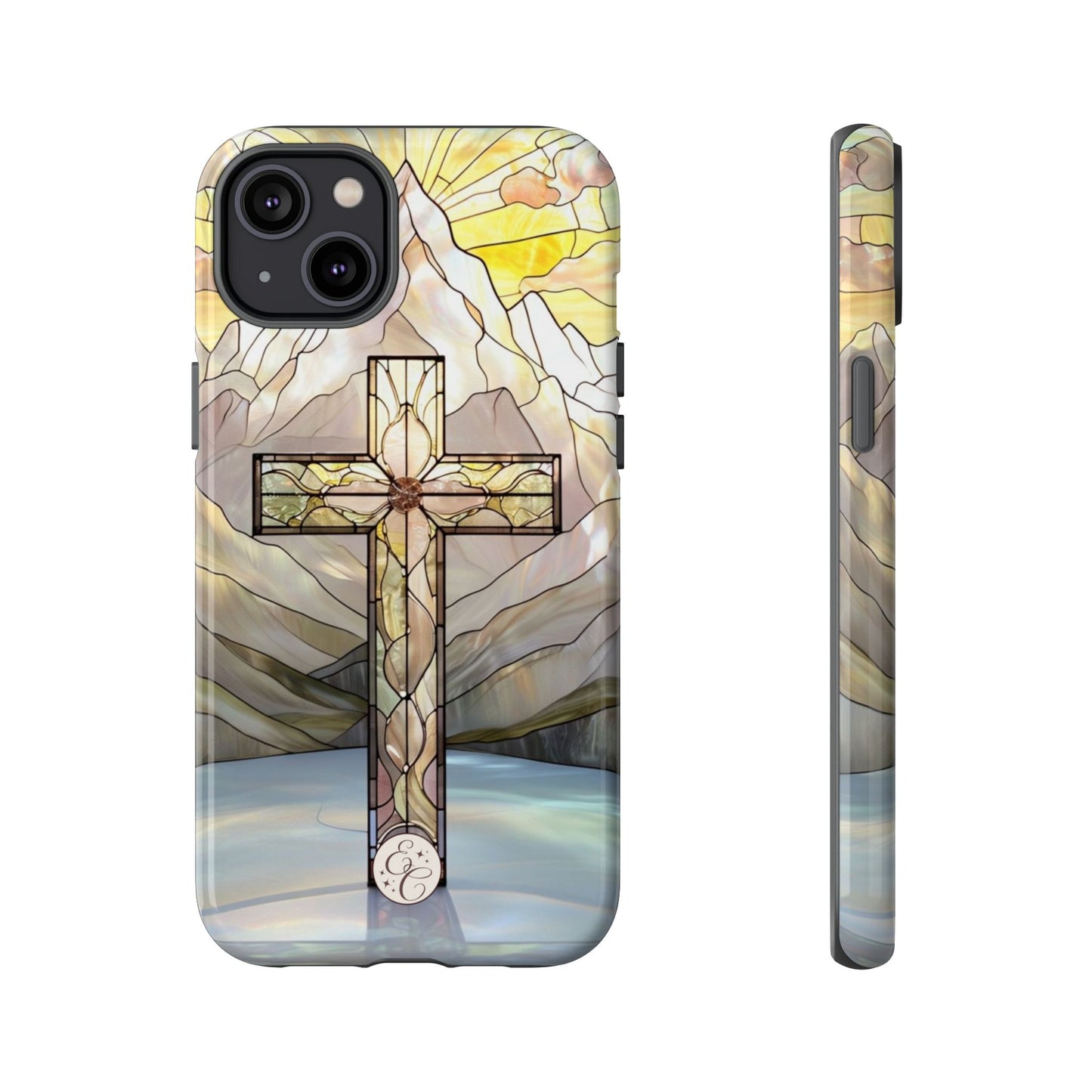 Stained Glass Cross Tough Phone Case