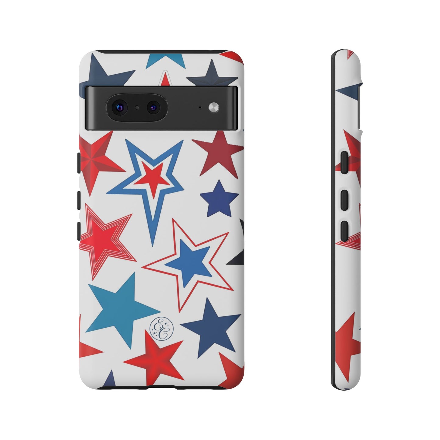 Patriotic Star Pattern Tough Phone Case