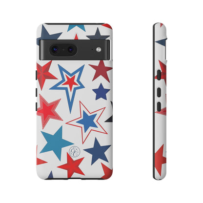 Patriotic Star Pattern Tough Phone Case
