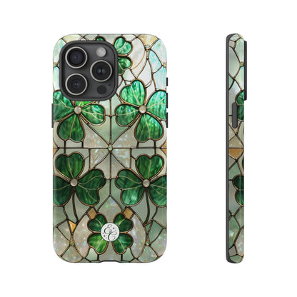 Stained Glass Clover Tough Phone Case