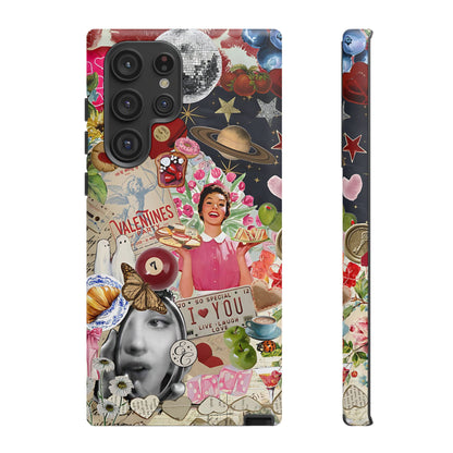 Retro Aesthetic Collage Art Tough Phone Case