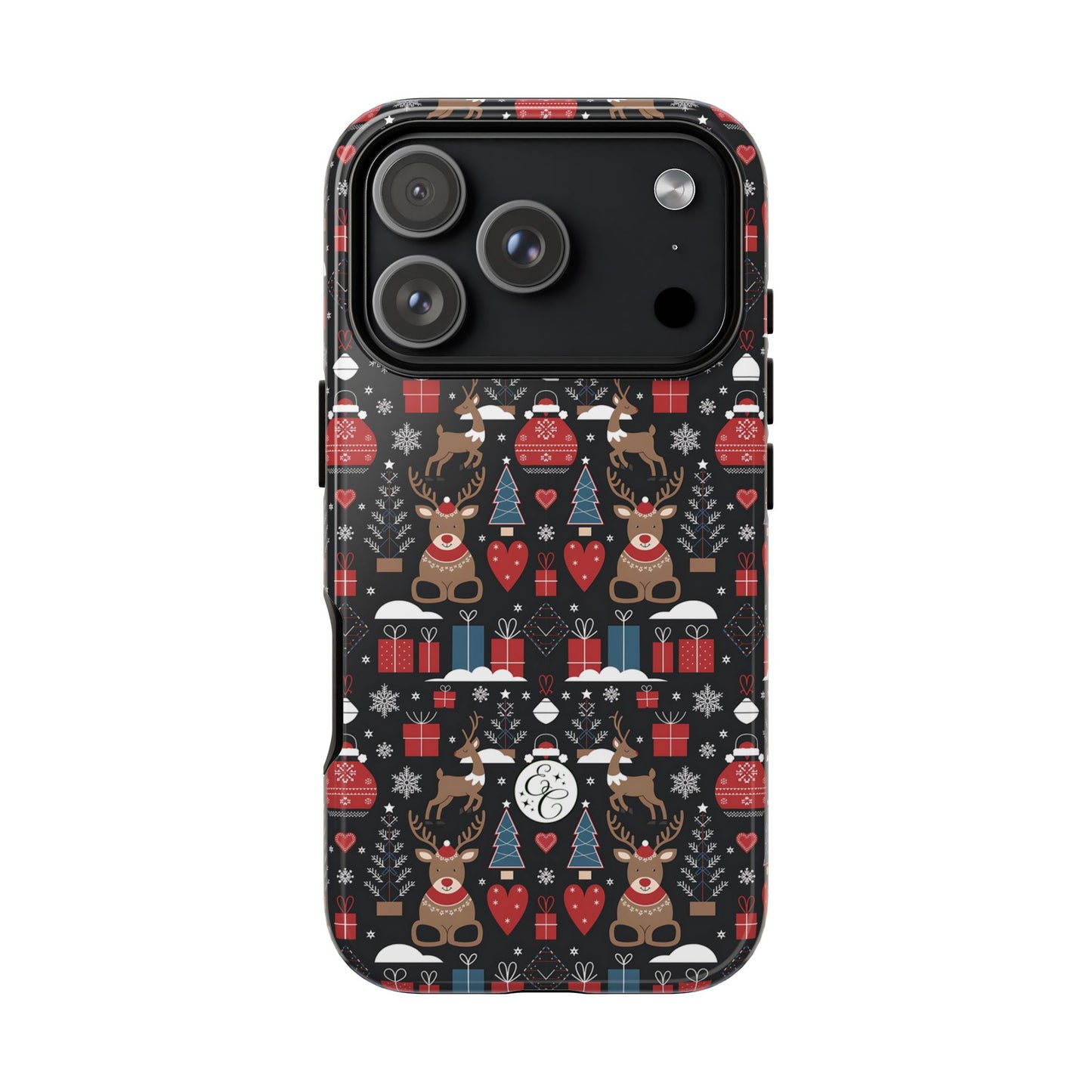 Christmas Holiday Pattern Tough Phone Case