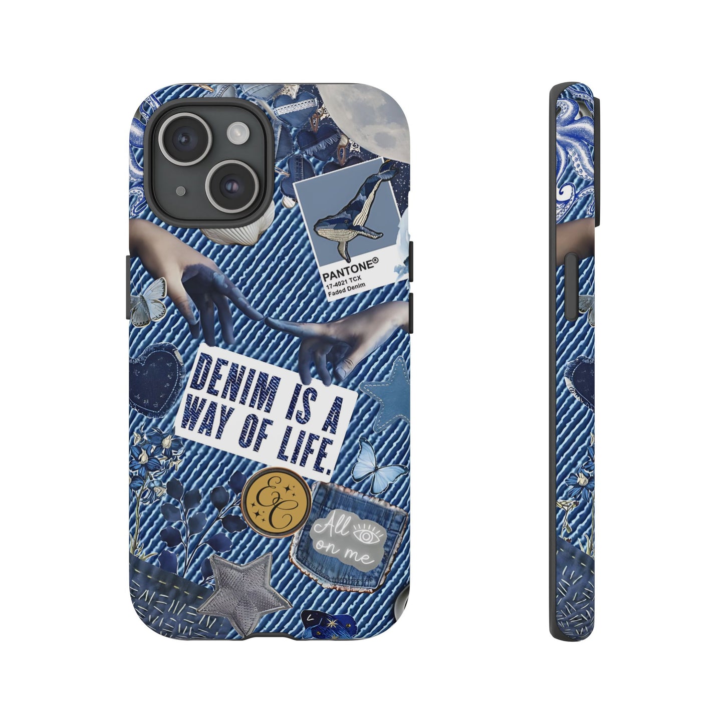 Denim Texture Tough Phone Case