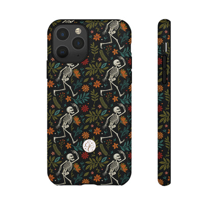 Halloween Boho Skeleton Pattern Tough Phone Case