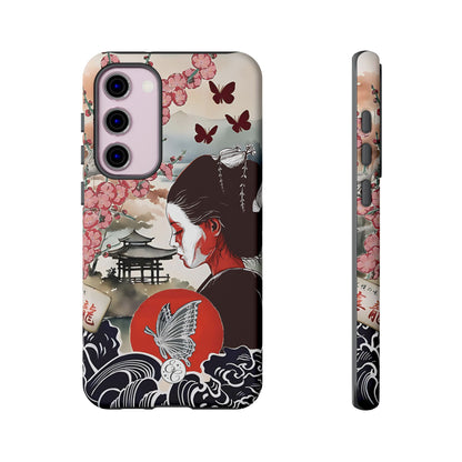 Japanese Geisha Tough Phone Case