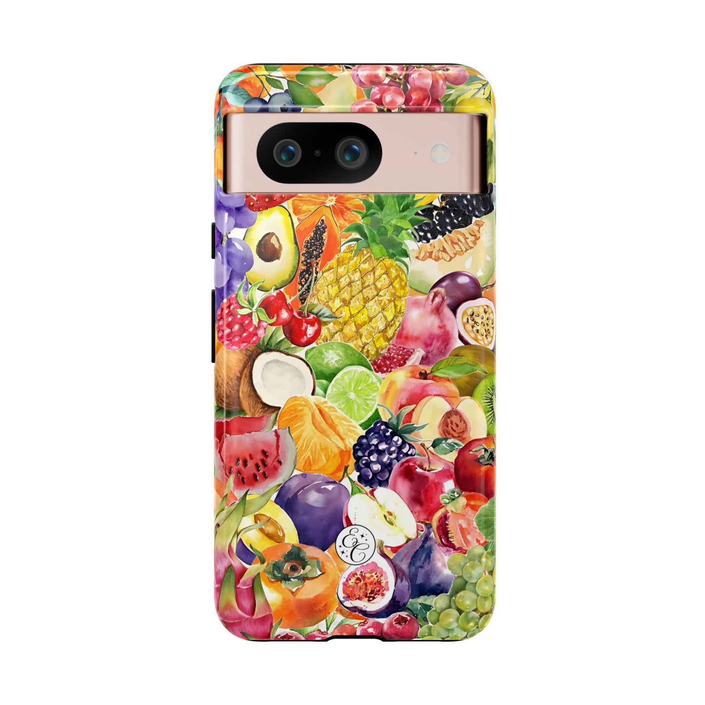 Colorful Fruits Collage Tough Phone Case