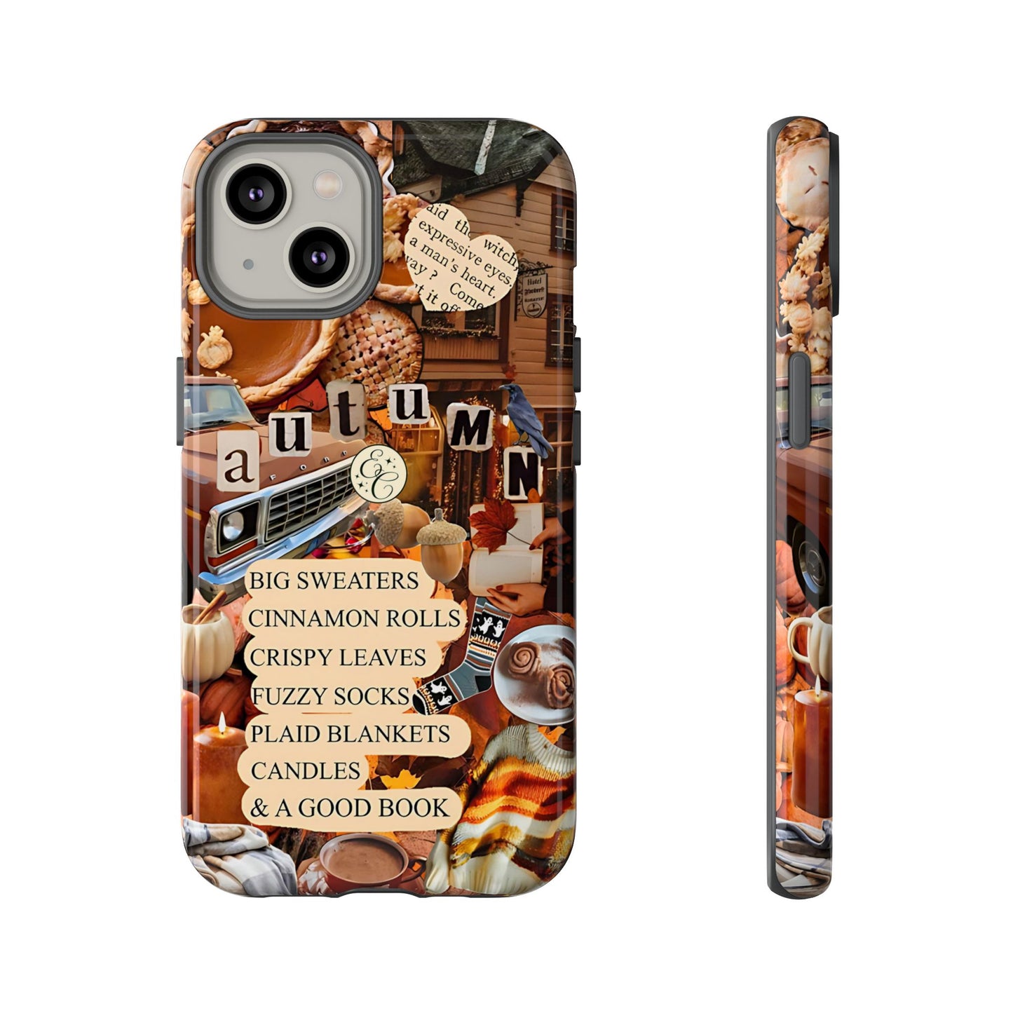 Autumn Aesthetic Collage Tough Phone Case