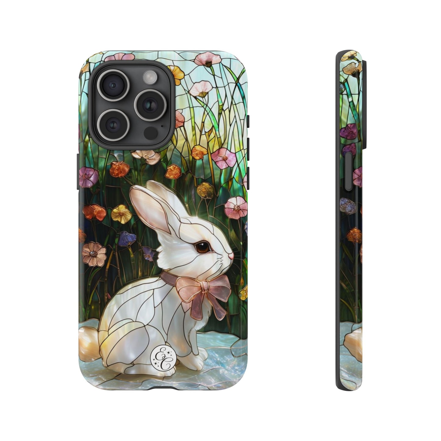 Easter Rabbit Stained Glass Tough Phone Case