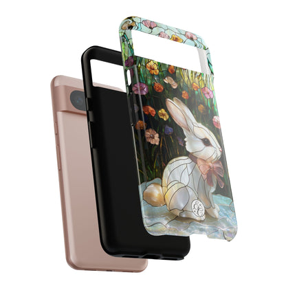 Easter Rabbit Stained Glass Tough Phone Case