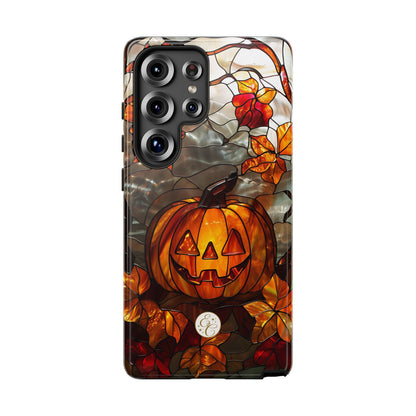 Stained Glass Pumpkin Tough Phone Case