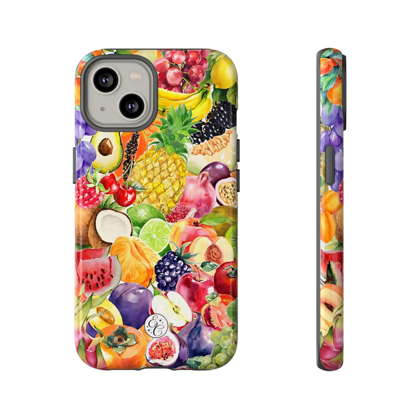 Colorful Fruits Collage Tough Phone Case