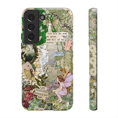 Vintage Botanical Collage Tough Phone Case