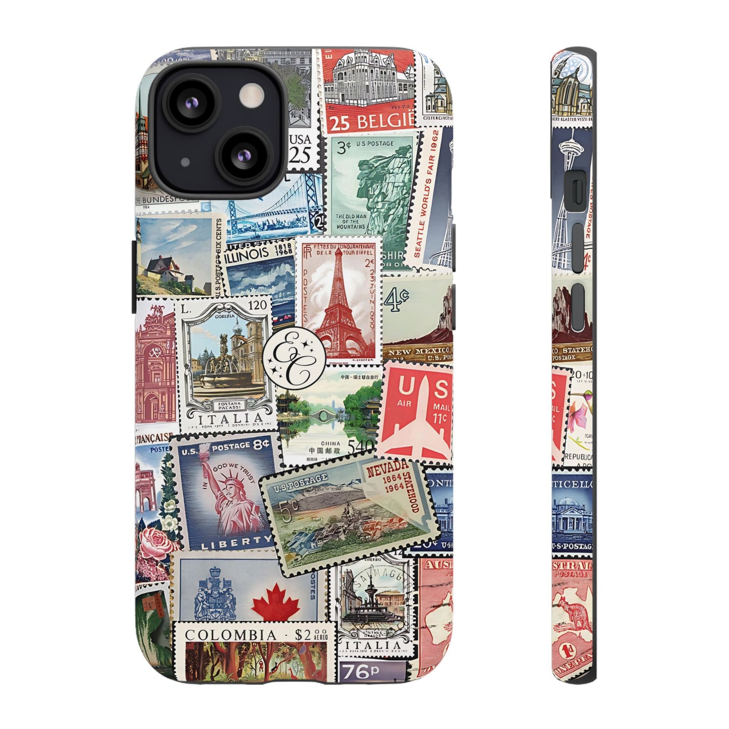 Vintage Stamp Collection Tough Phone Case