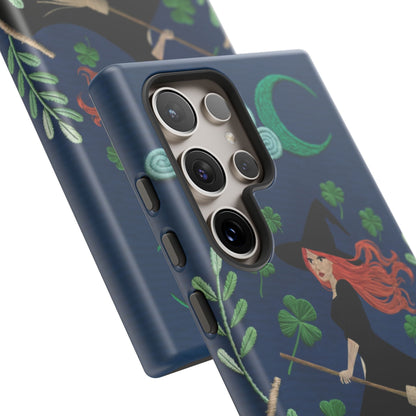 Irish Witch’s Moonlit Stroll Tough Phone Case