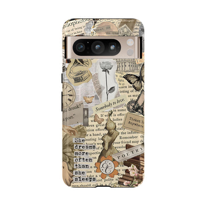 Library Romance Collage Tough Phone Case