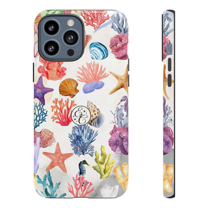 Coral & Sea Shells Tough Phone Case