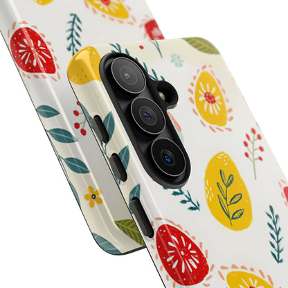 Colorful Easter Egg Pattern Tough Phone Case